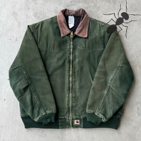 Carhartt Other - Carhartt J14 SPC green santa fe work wear jacket